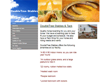 Tablet Screenshot of doubletreestables.com